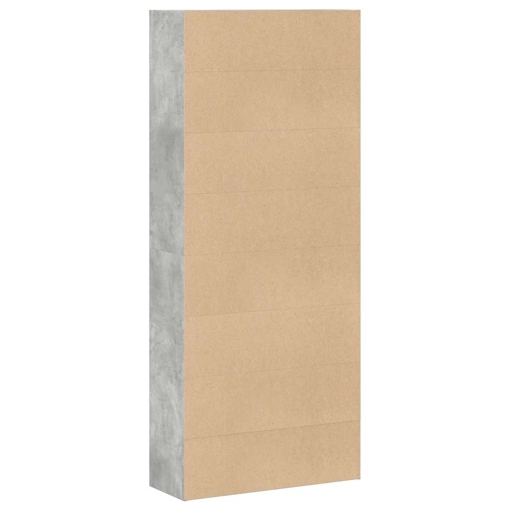 Bücherregal Weiß 80x30x189 cm Holzwerkstoff