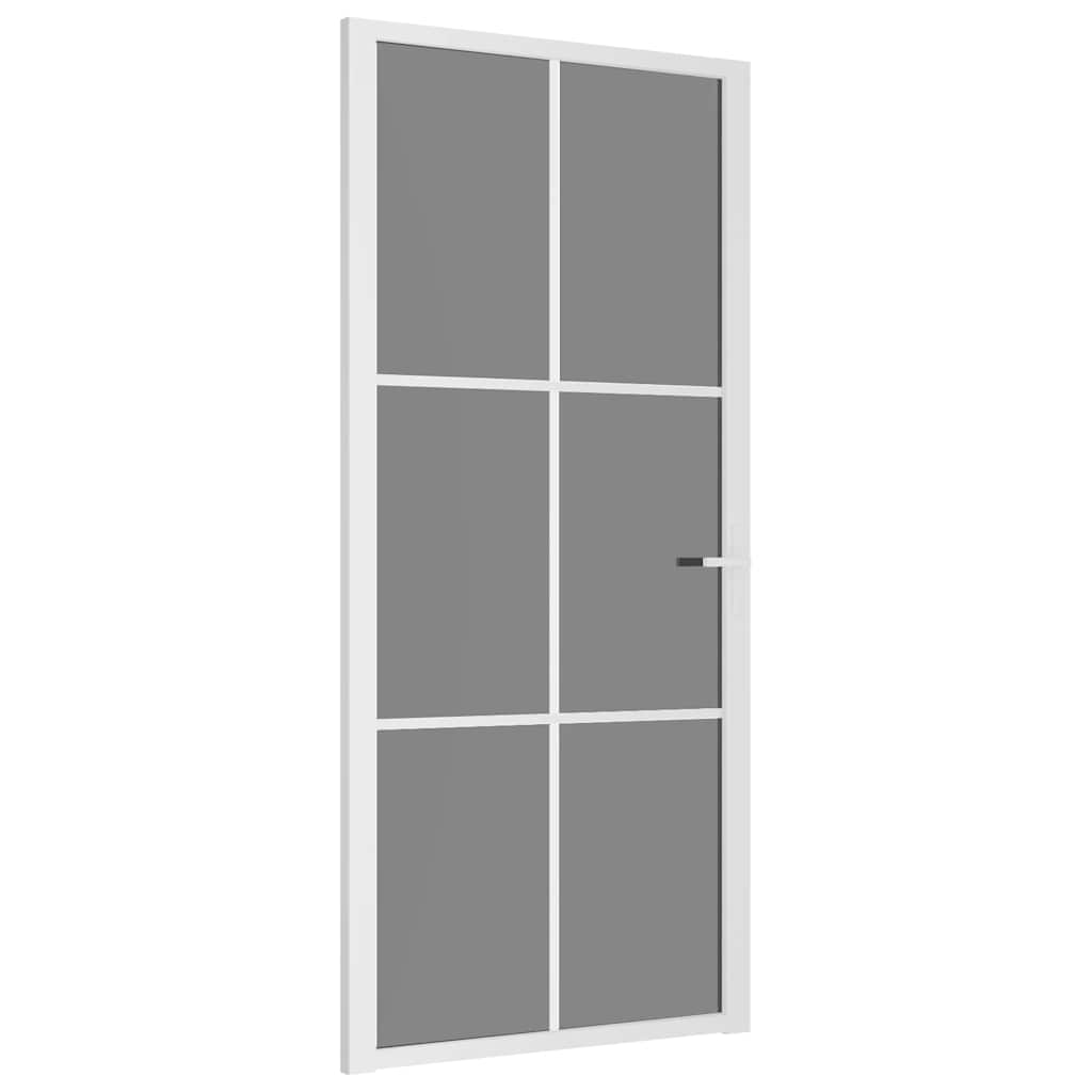 Innentür ESG Glas und Aluminium 76x201,5 cm Schwarz