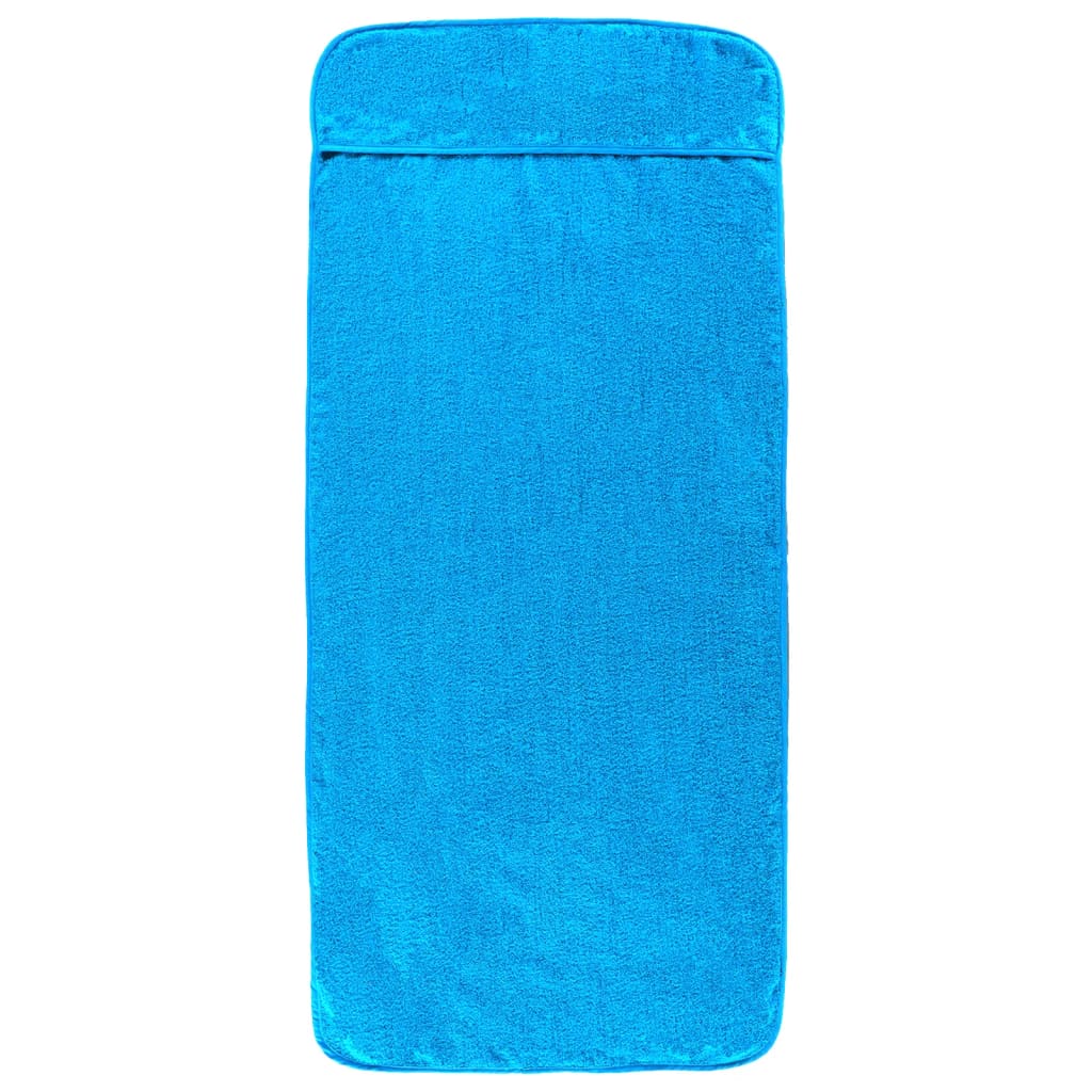 Strandtücher 4 Stk. Weiß 60x135 cm Stoff 400 GSM