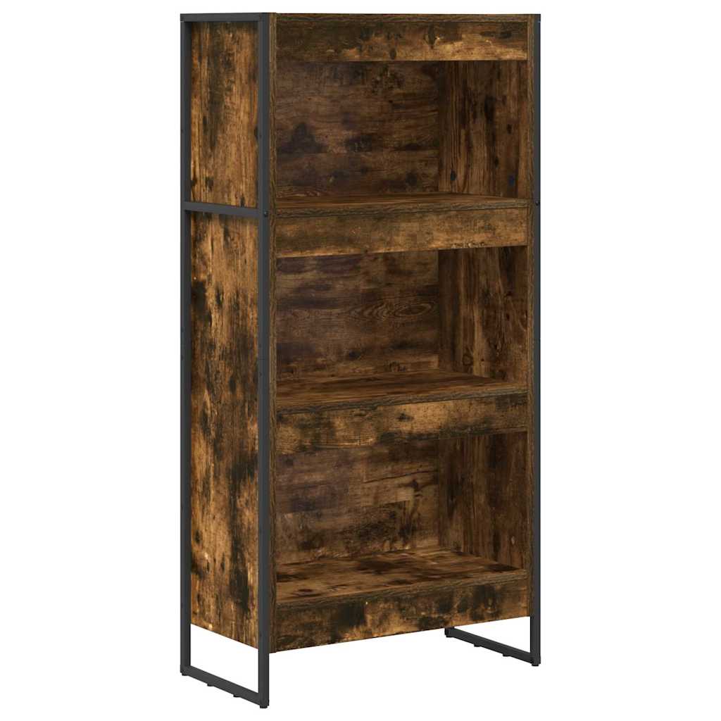 Bücherregal 2 pcs Schwarz Eichen-Optik 60 x 30 x 189,5 cm