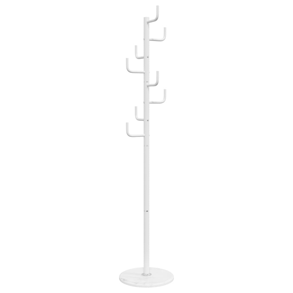 Garderobenständer Schwarz 183 cm Pulverbeschichtetes Eisen