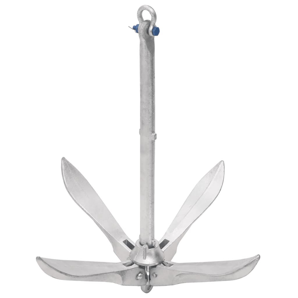 Klappanker Silber 0,7 kg Feuerverzinktes Gusseisen