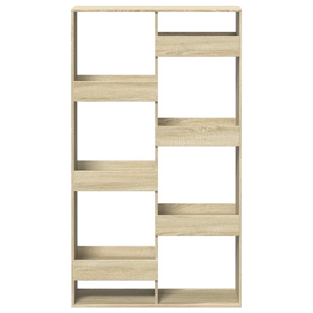 Bücherregal Weiß 100x33x135 cm Holzwerkstoff