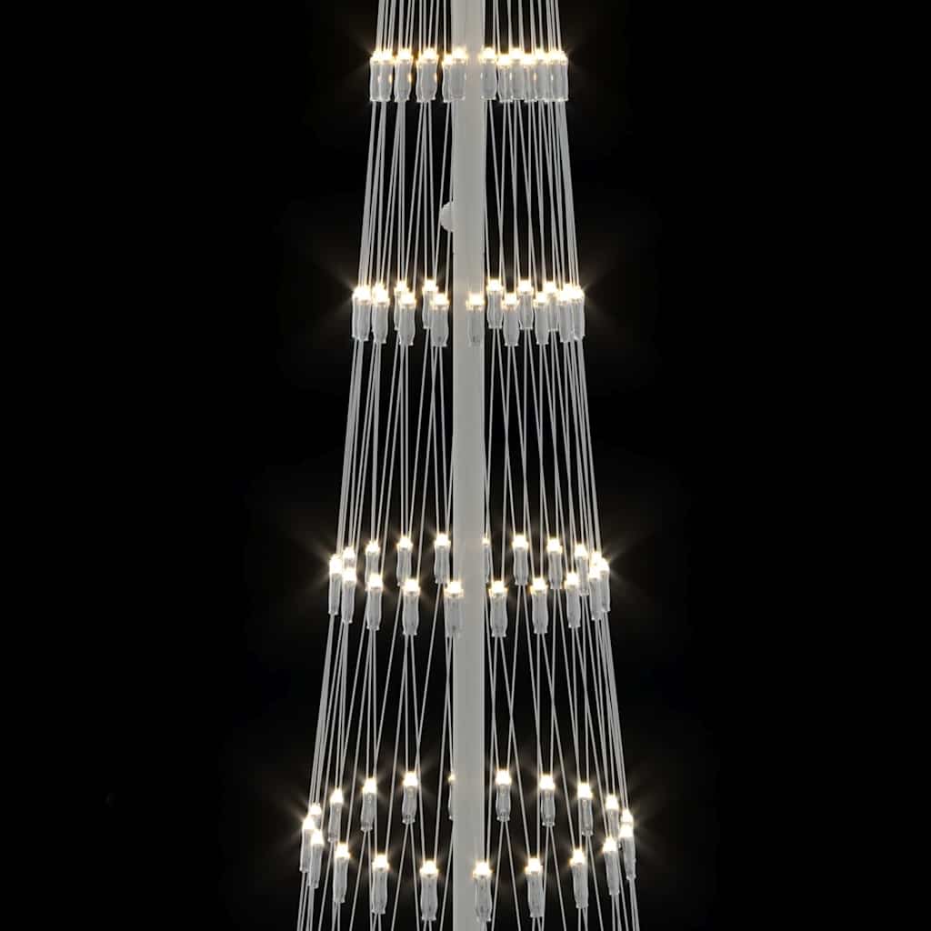 LED-Weihnachtsbaum Warmes Weiß 51 x 51 x 190 cm Metall