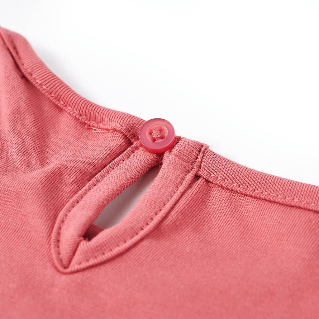 Kinder-Langarmshirt Dunkelorange 140