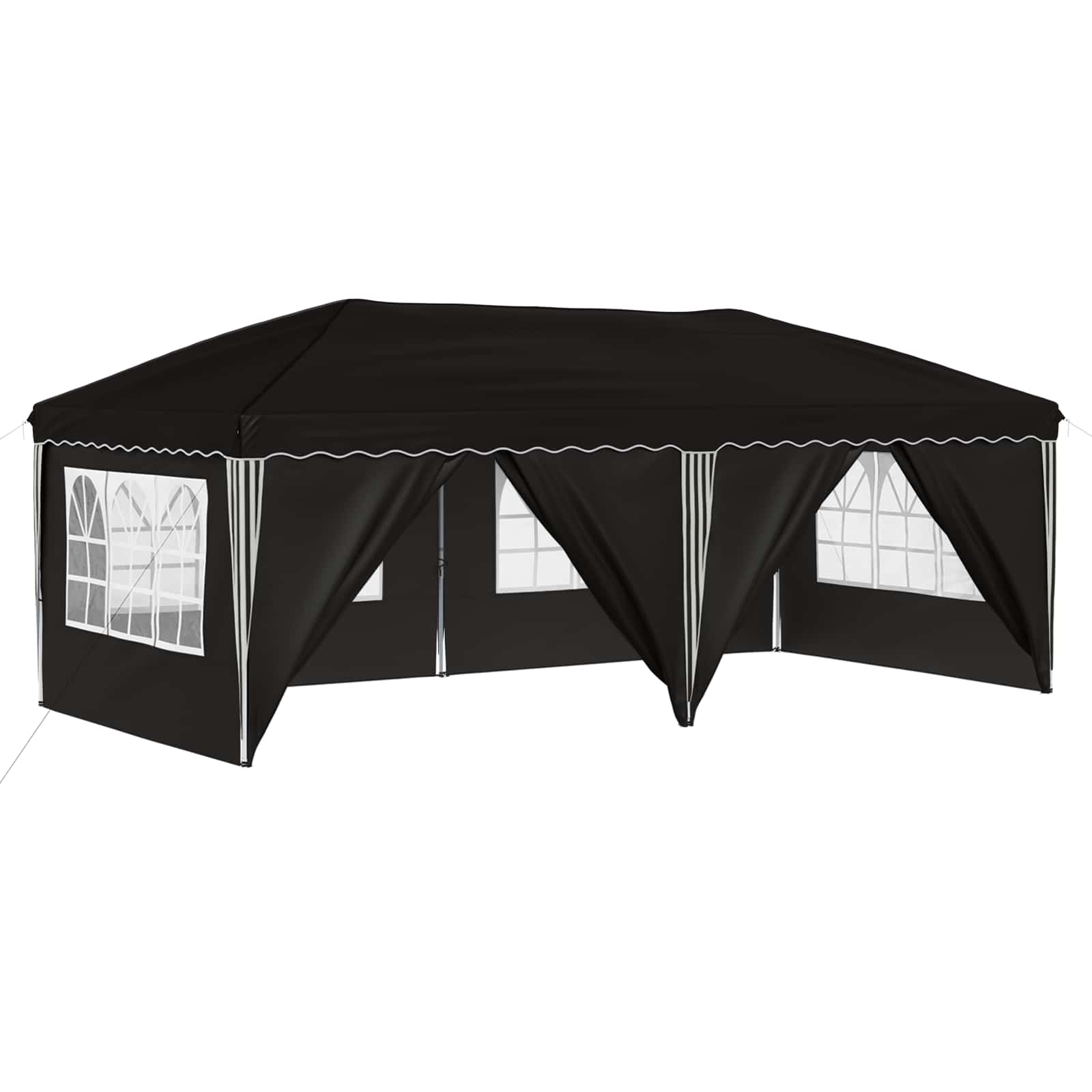 Pop-up Partyzelt 575 x 290 x 245 cm Creme