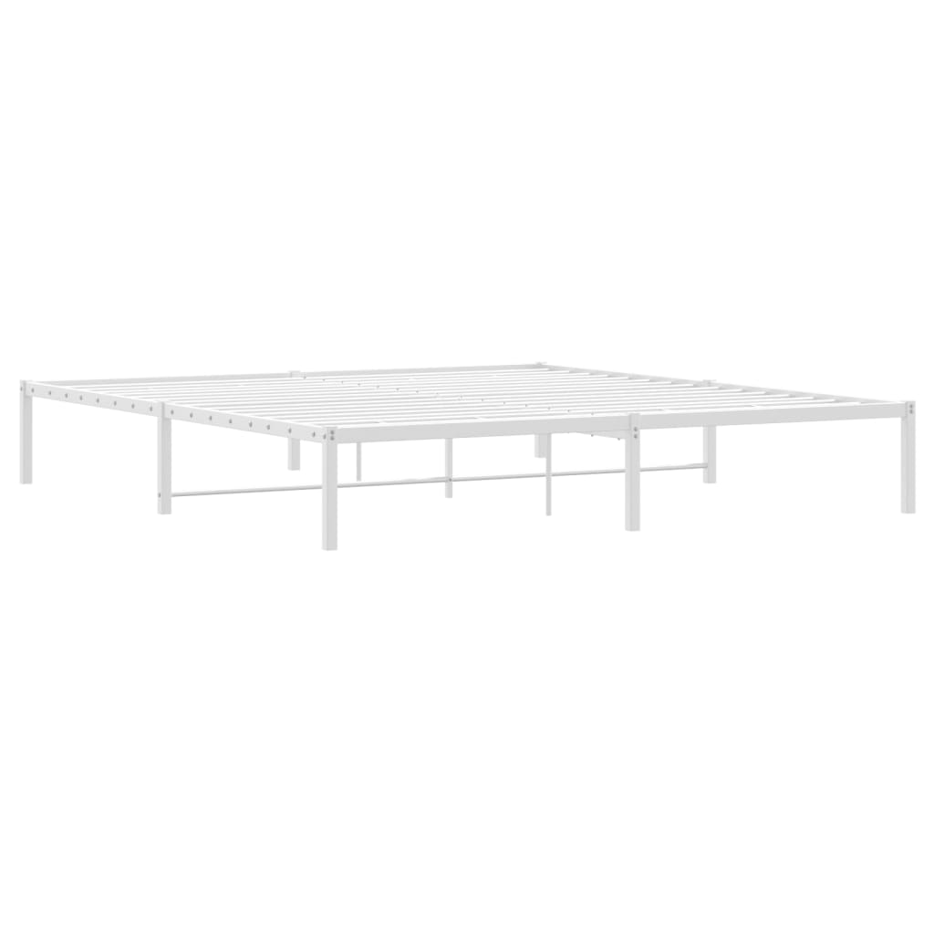 Bettgestell Metall Schwarz 75x190 cm