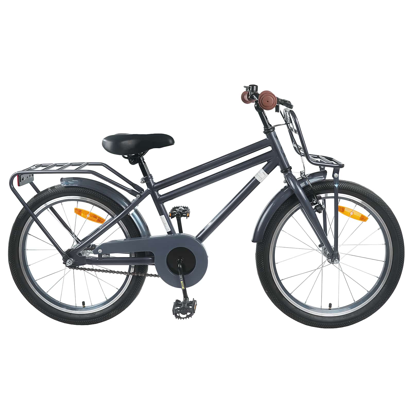 Kinderfahrrad 12 Zoll für 2-4 Jahre alt Schwarz