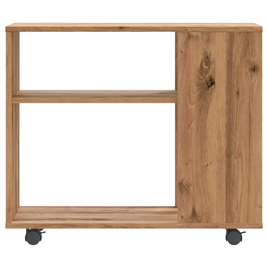 Beistelltisch Weiß 70x35x55 cm Holzwerkstoff