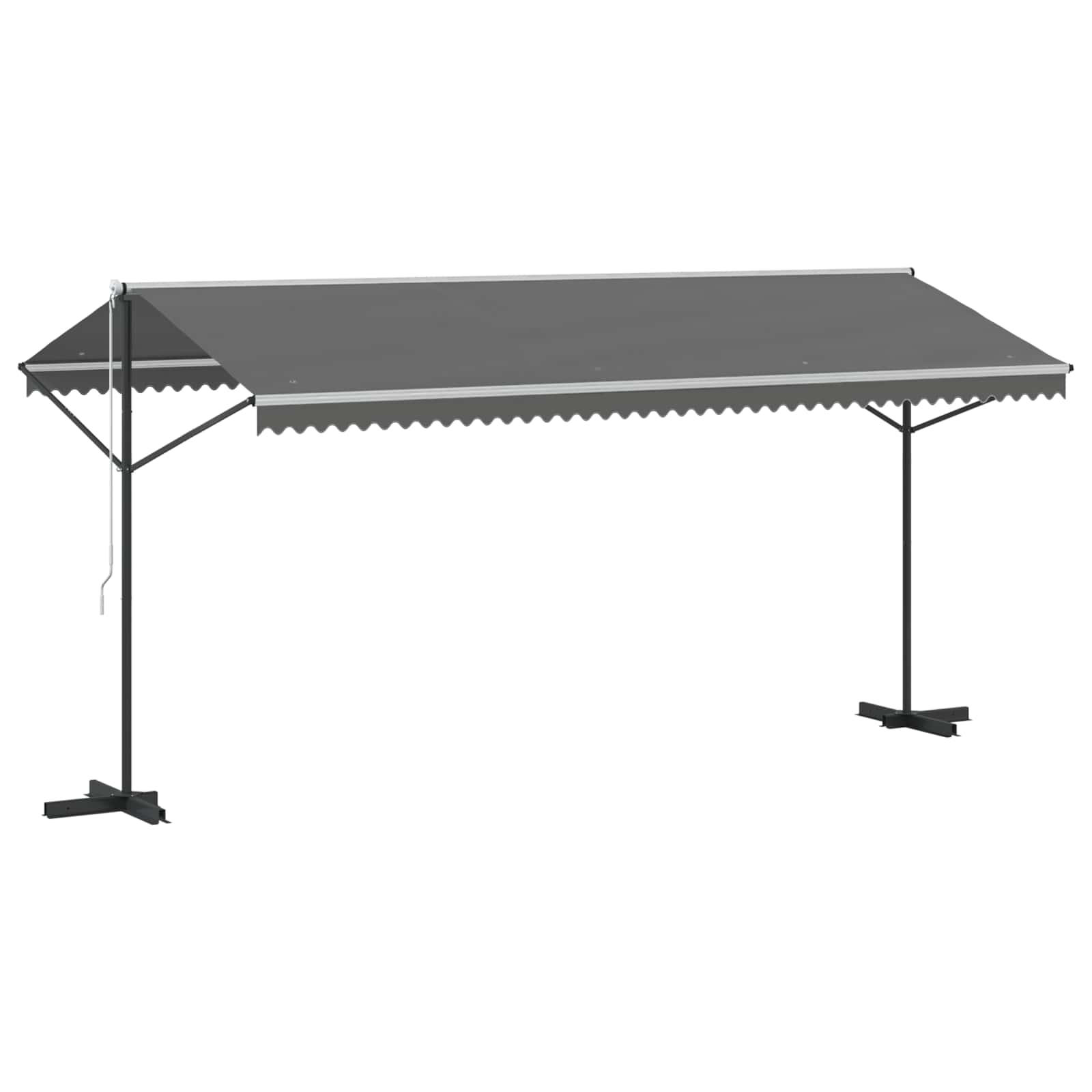 Freistehende Markise 400x300 cm Anthrazit