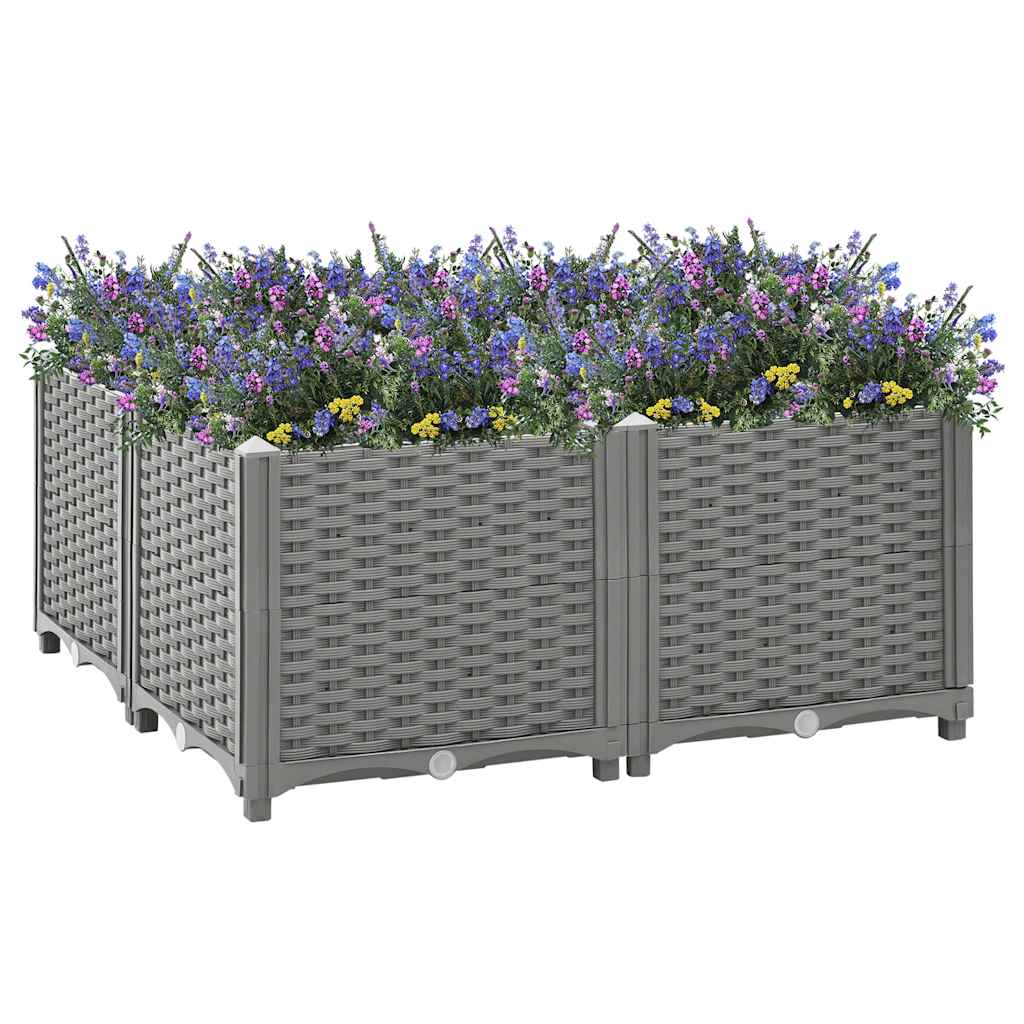 Hochbeet 40x40x23 cm Polypropylen