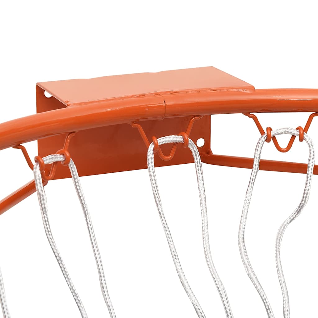 Basketballkorb mit Netz Orange 45 cm