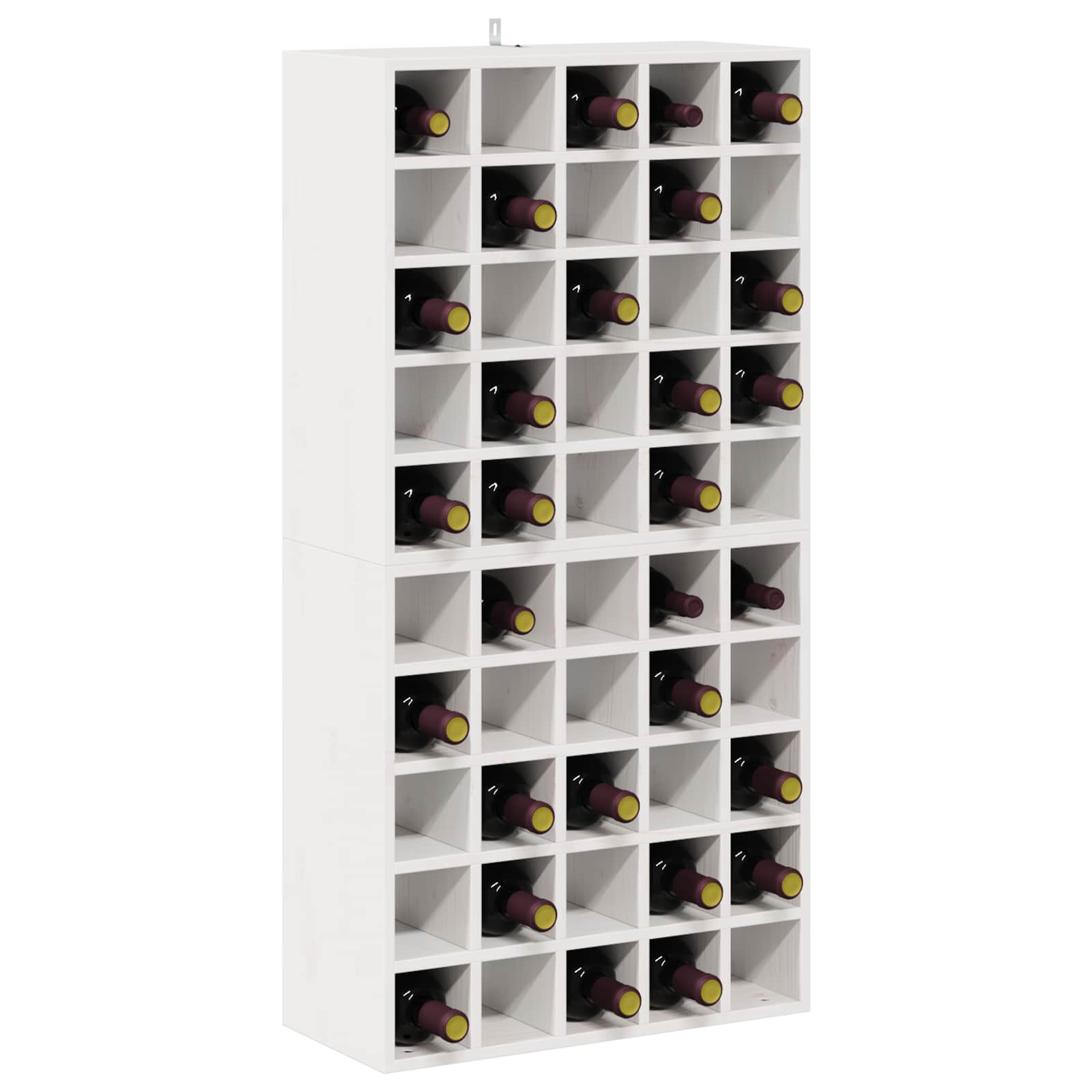 Weinschrank 56 x 25 x 56 cm Massivholz Kiefer