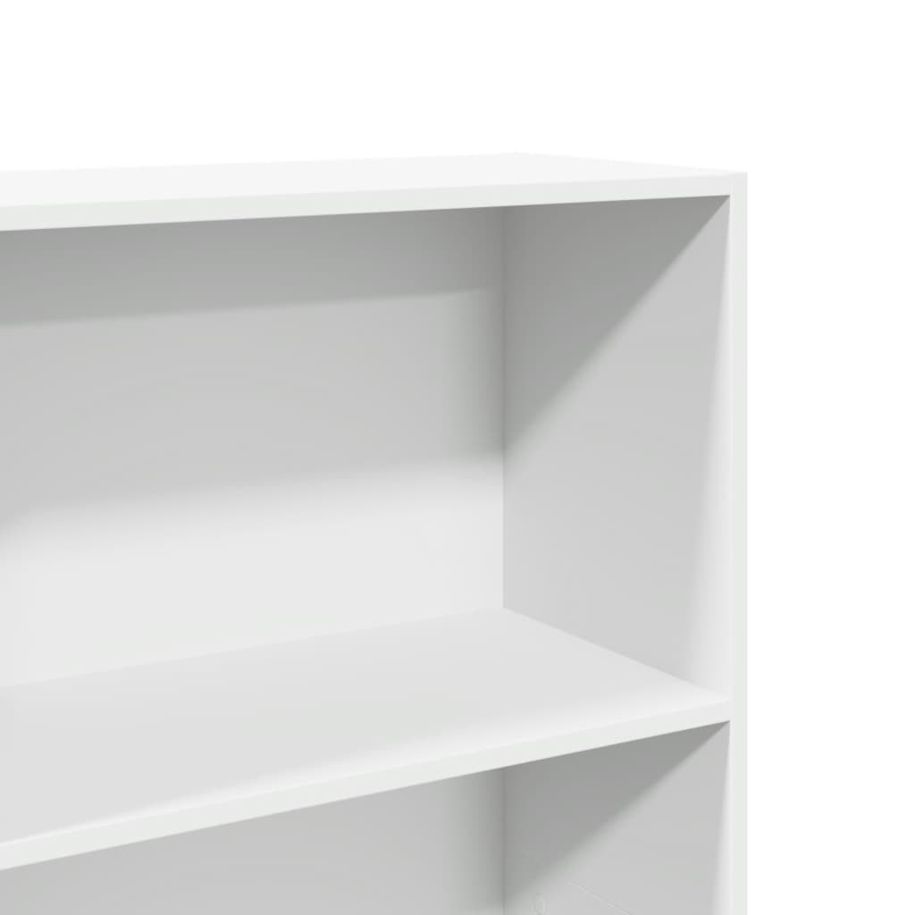 Bücherregal Weiß 80x30x189 cm Holzwerkstoff