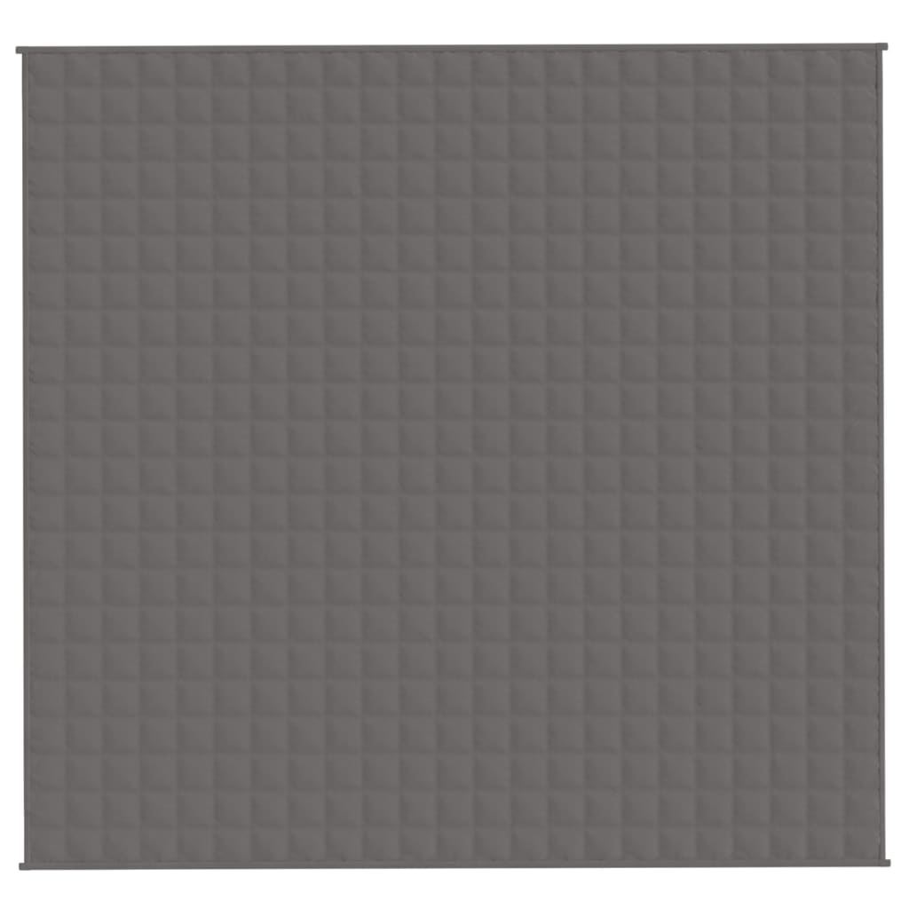 Gewichtsdecke Grau 122x183 cm 5 kg Stoff