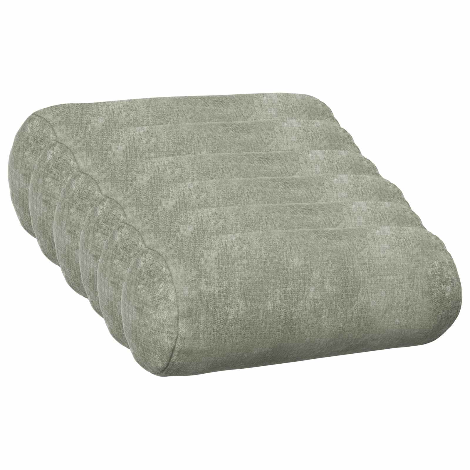 Kissenbezug 6 Stk. HEERLEN Dunkelgrau 30 x 30 cm Chenille-Stoff
