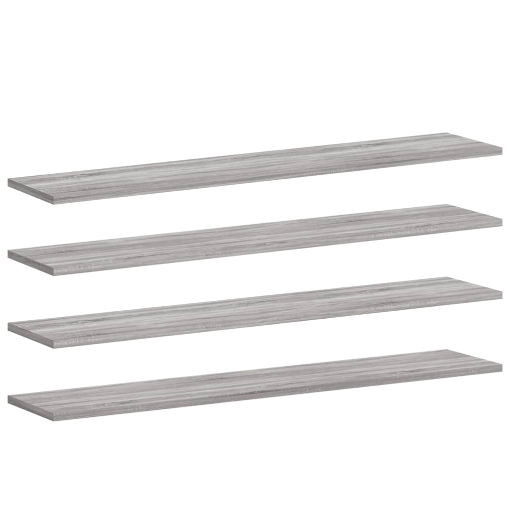 Bücherregal-Bretter 4 Stk. Weiß 40x10x1,5 cm Holzwerkstoff