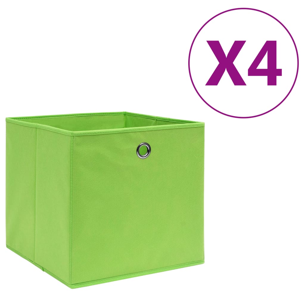 Aufbewahrungsboxen mit Deckeln 10 Stk. 28x28x28 cm Schwarz