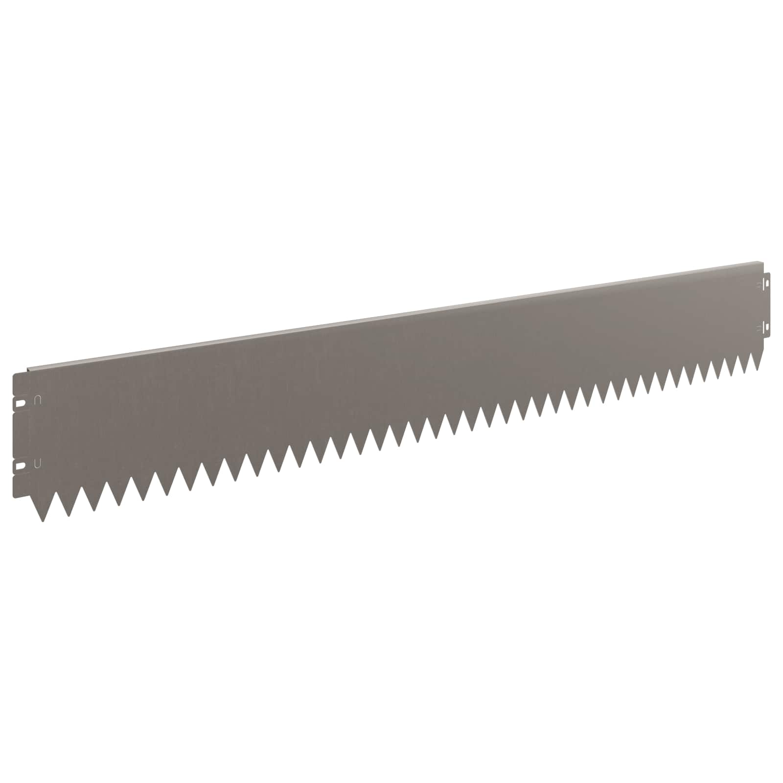 Raseneinfassung 10 pcs 103 x 10 cm Stahl Schwarz