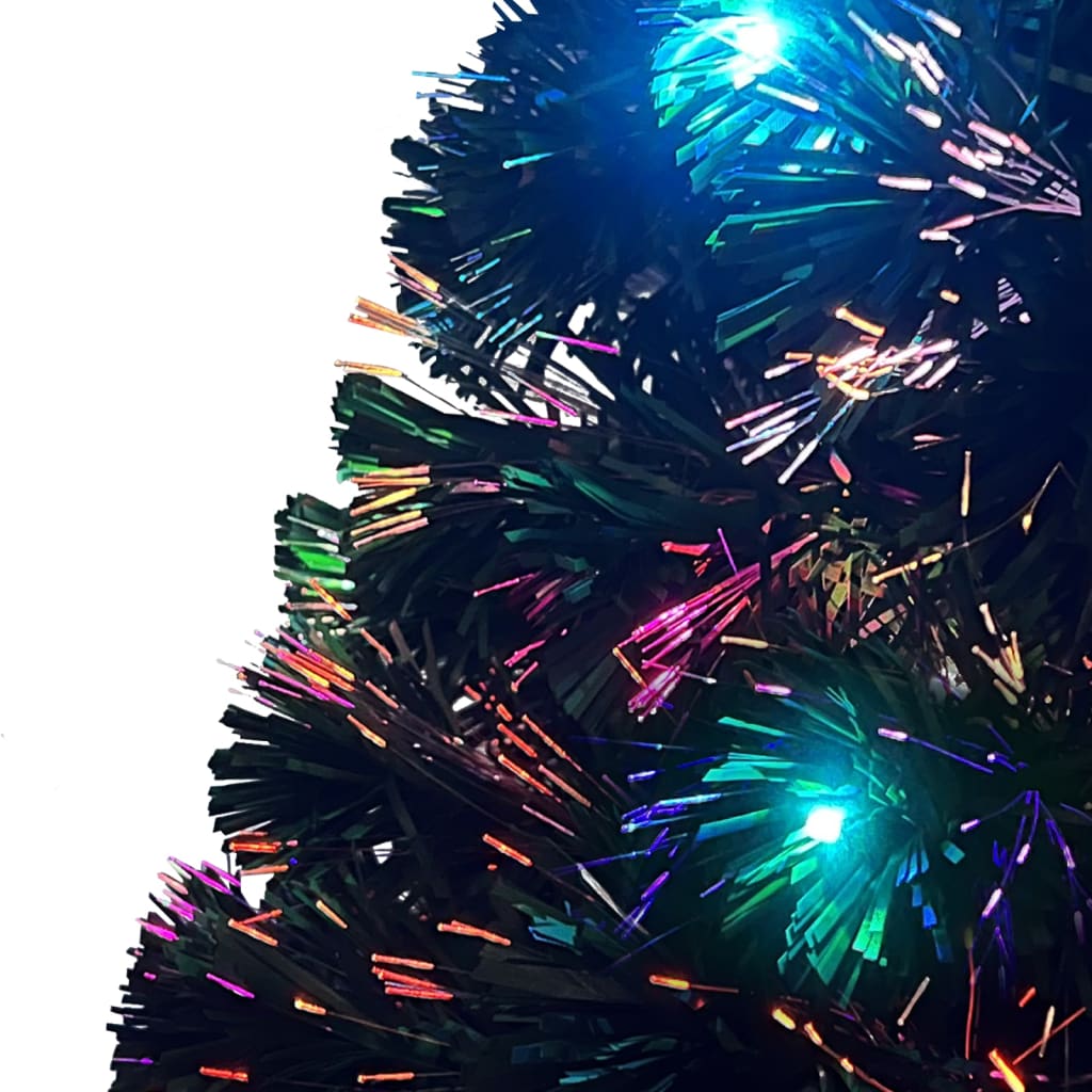 Vorbeleuchteter Weihnachtsbaum mit Ständer und LED 120 cm Glasfaser