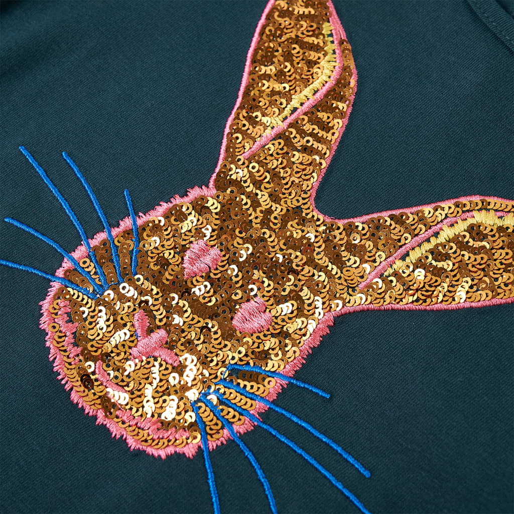 Kinder-Langarmshirt Dunkelrosa 116