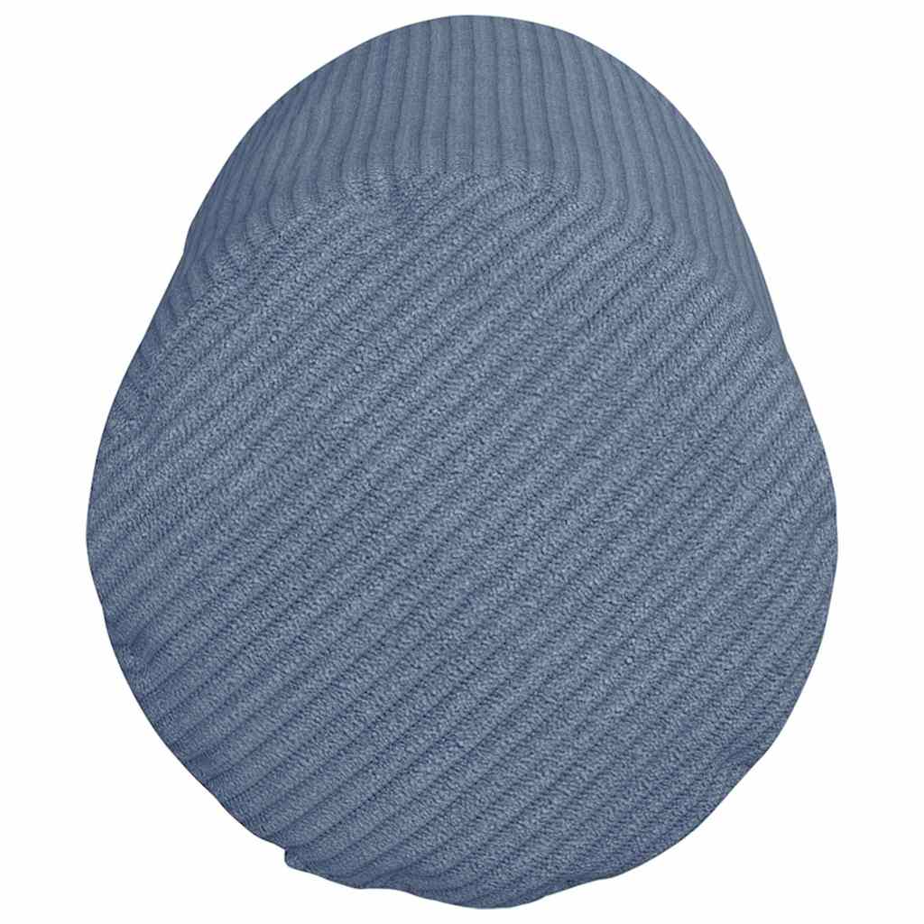 Bolsterkissen 2 pcs Hellgrau Ø 15 x 40 cm Cordstoff