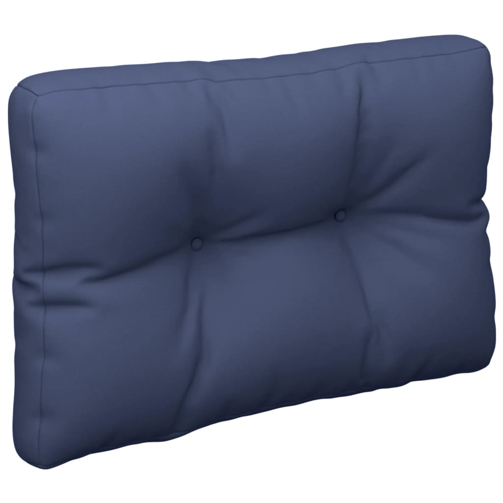 Palettenkissen 2 Stk. Marineblau Stoff
