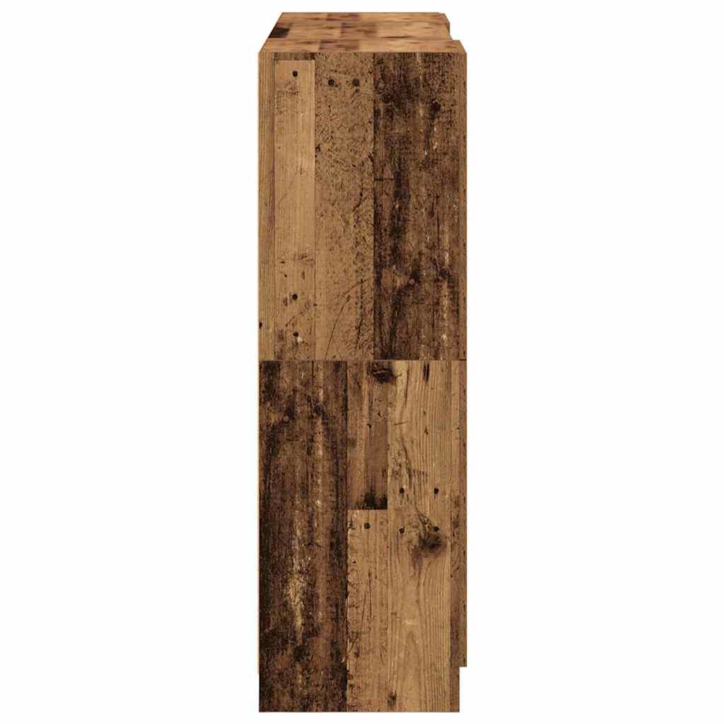 3-tlg. Küchenschrank-Set Weiß Holzwerkstoff