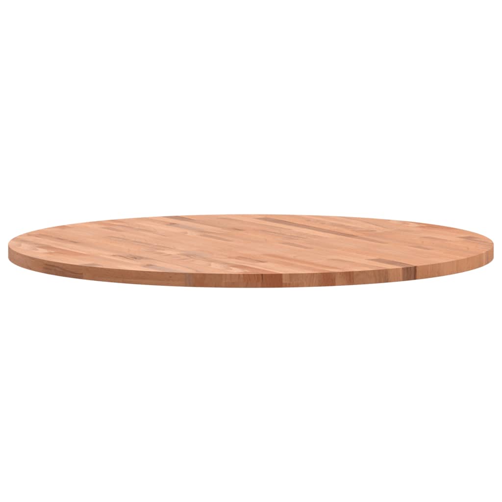 Tischplatte Ø30x1,5 cm Rund Massivholz Buche