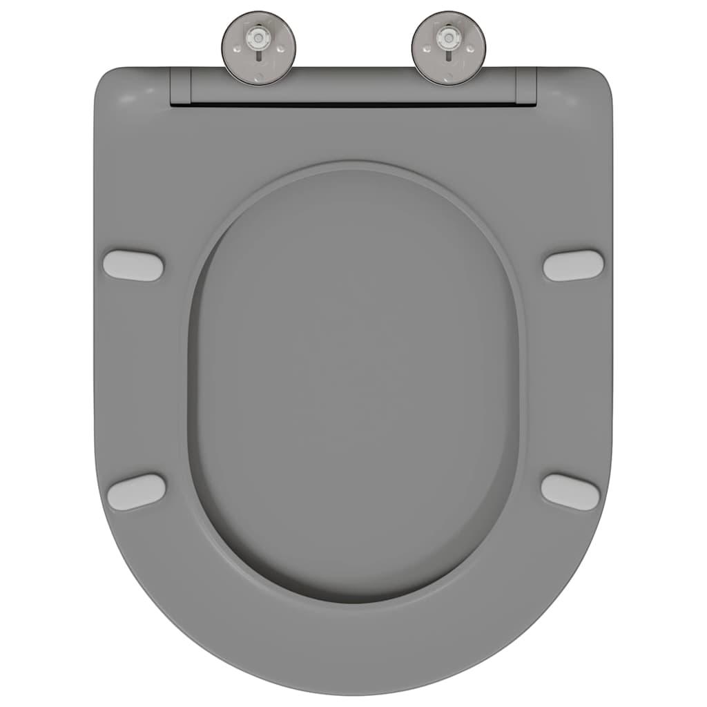 Toilettensitz Anthrazit 47 x 36 x 3,4 cm Duroplast