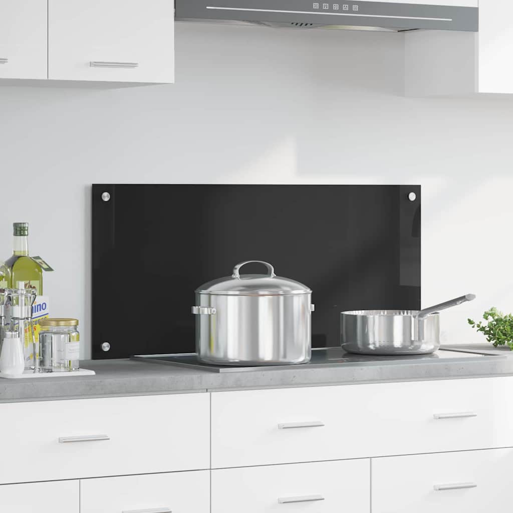 Küchenrückwand 2 pcs Weiß 70 x 40 cm Gehärtetes Glas