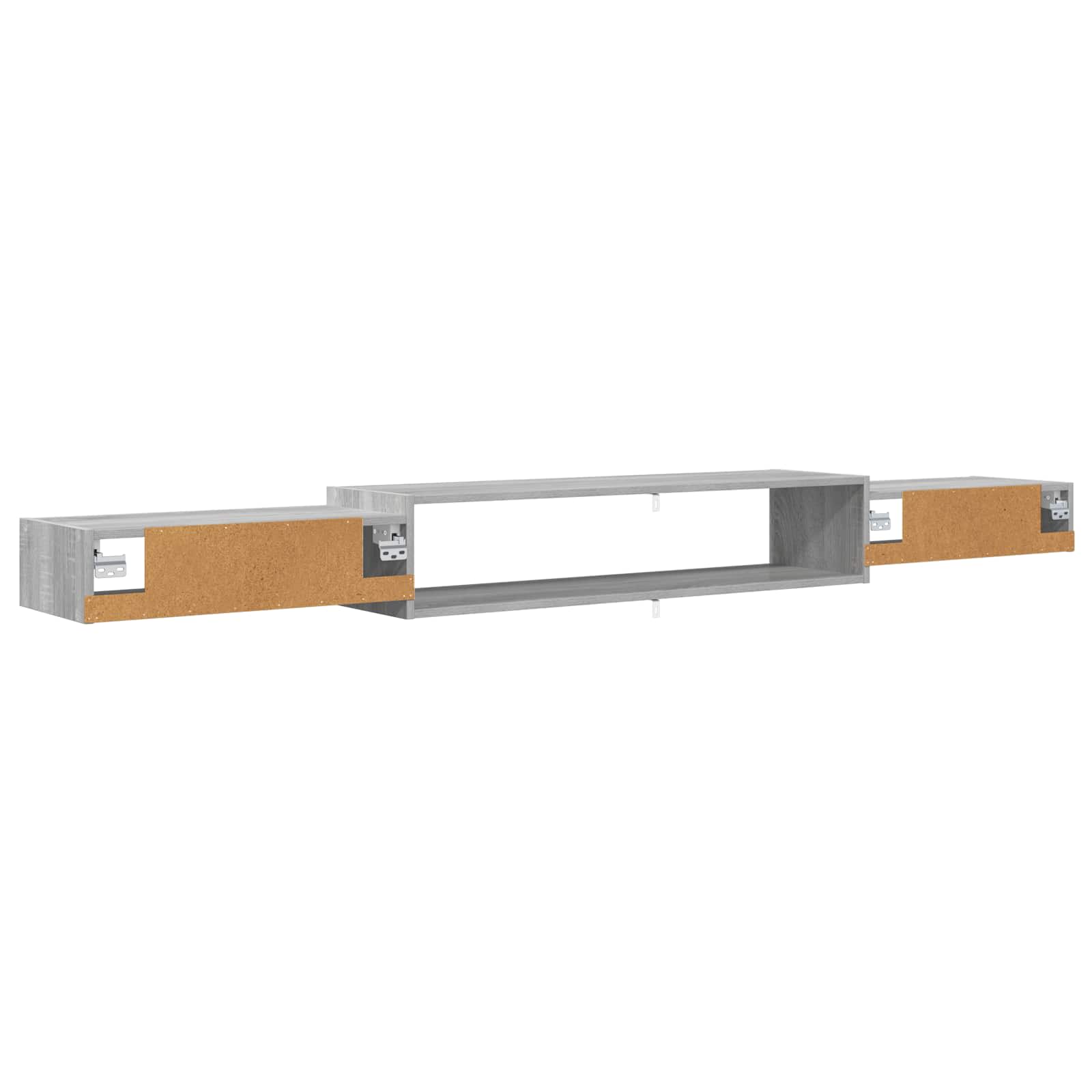 Wandmontierter TV-Schrank Wandhalterung Weiß 140 x 28 x 21 cm