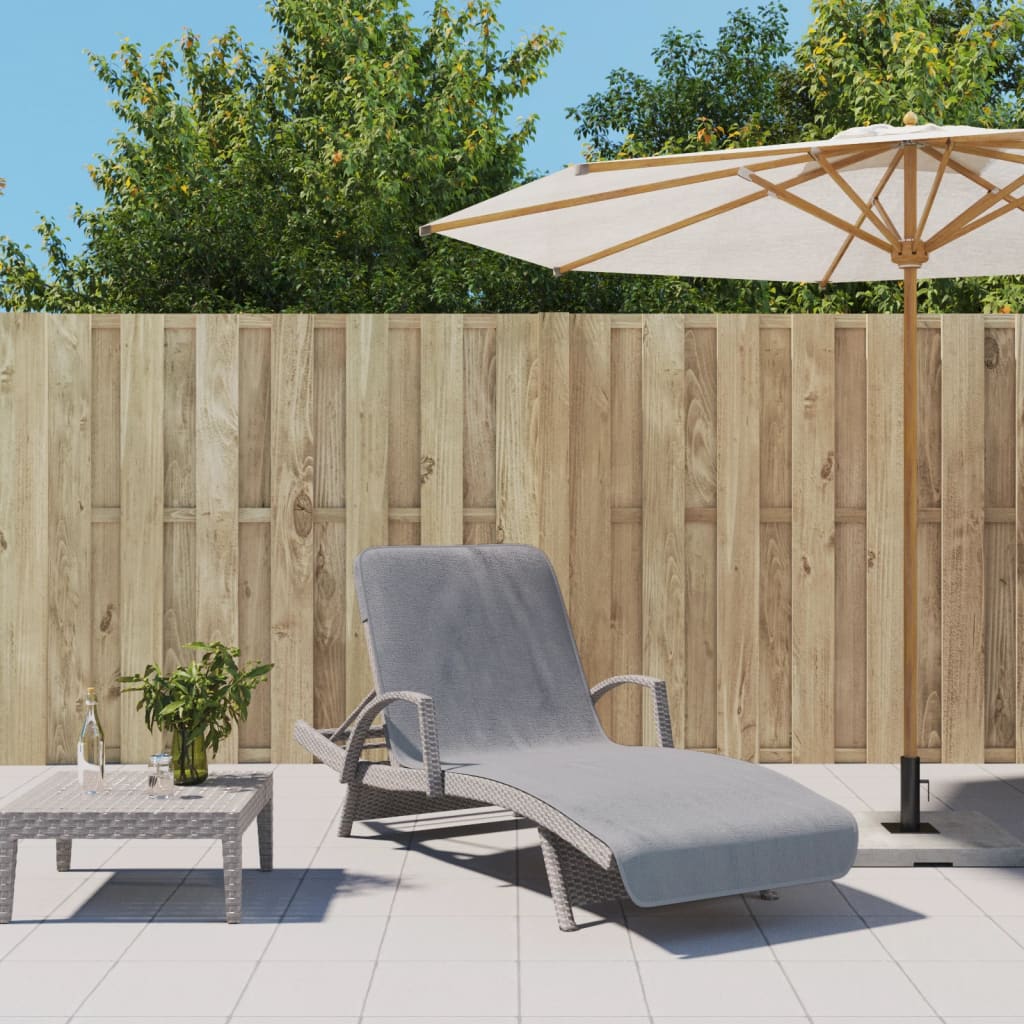 Strandtücher 4 Stk. Weiß 60x135 cm Stoff 400 GSM