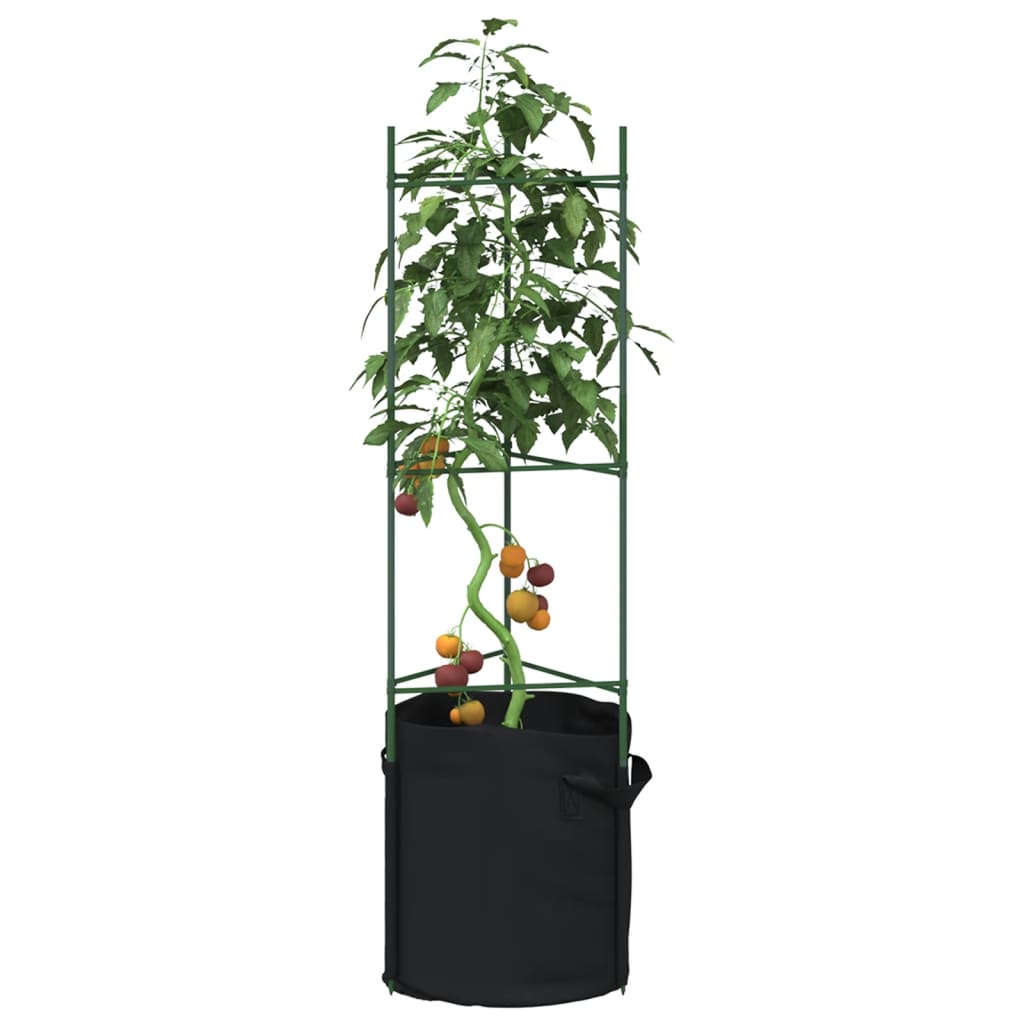 Tomatenkäfige 8 Stk. 116 cm Stahl und PP