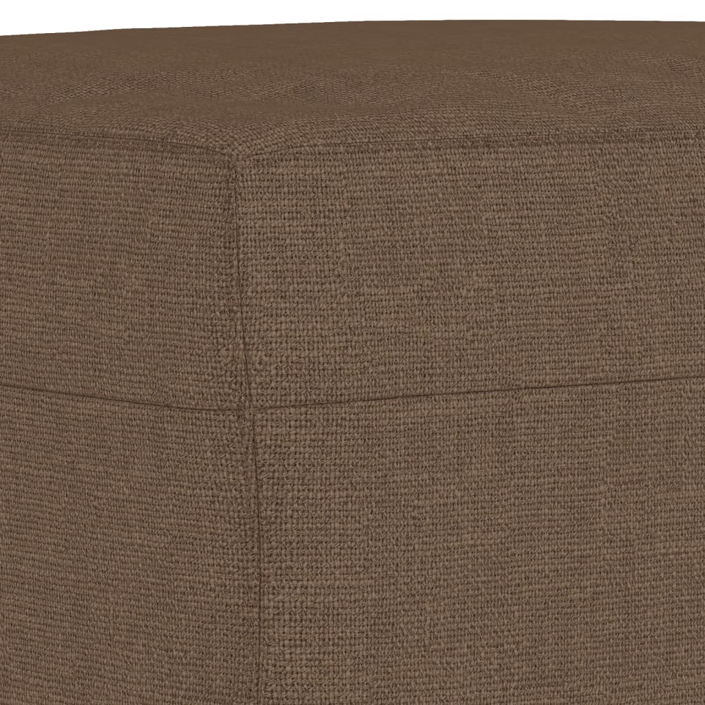Fußhocker Hellgrau 60x50x41 cm Stoff