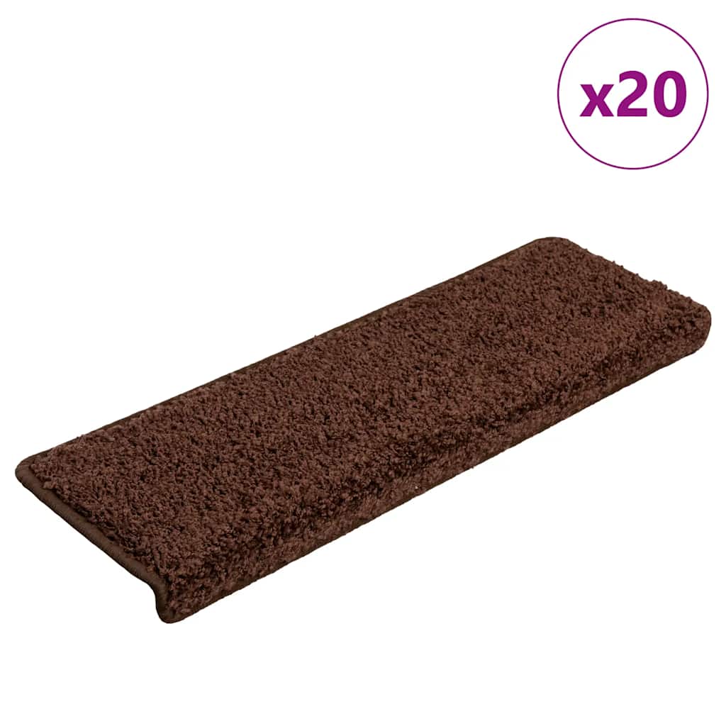Stufenmatten 15 Stk. 65x21x4 cm Grau Rechteckiger Rand