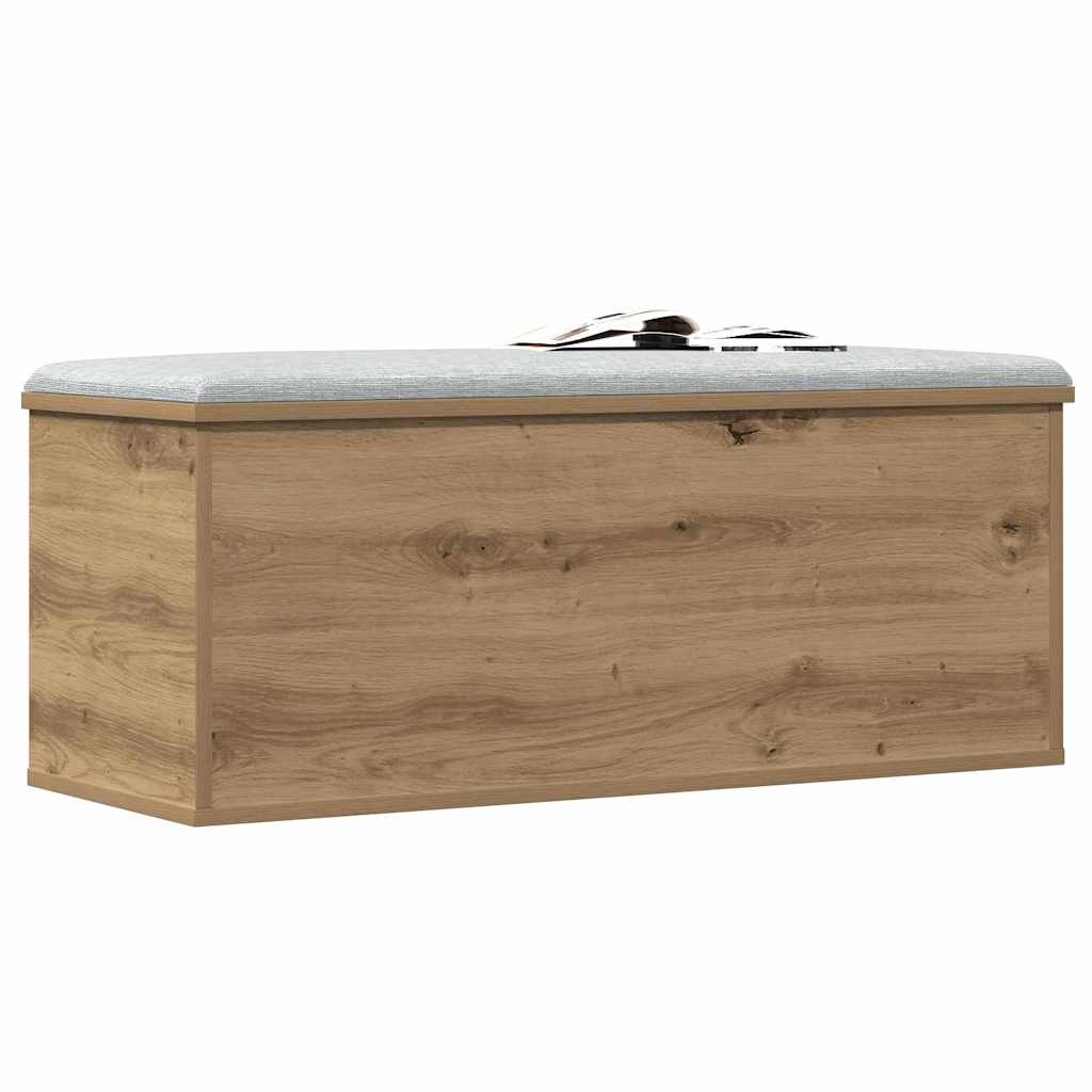 Aufbewahrungstruhe Weiß 84x42x46 cm Holzwerkstoff