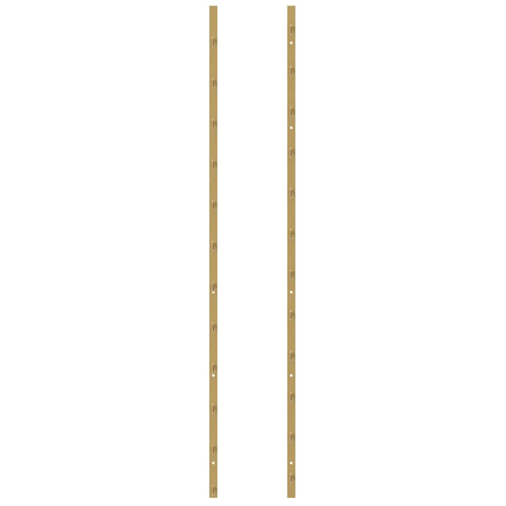 Wand-Weinregal für 24 Flaschen Schwarz Eisen