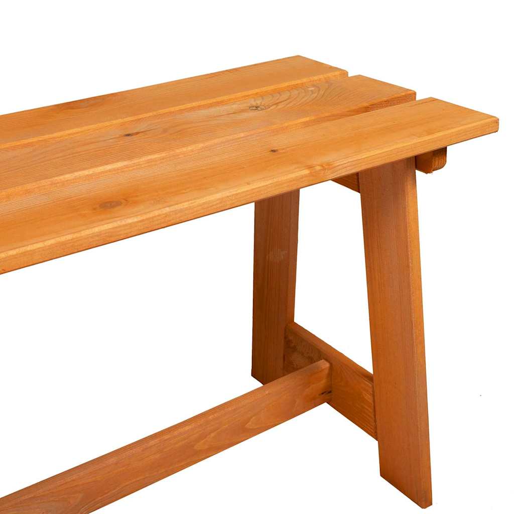 Bank Outdoor Natur 119 x 37 x 47 cm Massives Kiefernholz