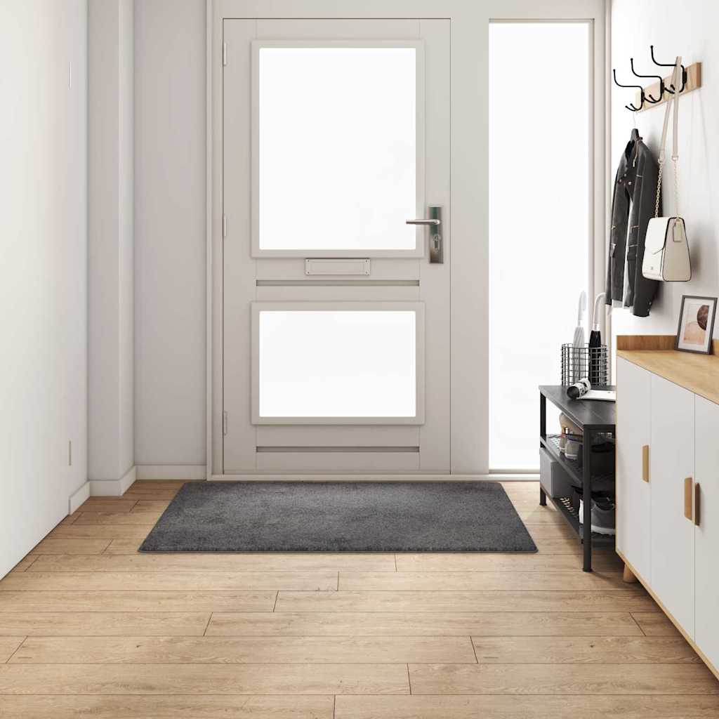 Teppichläufer Grau 50 x 100 cm 100% Polypropylen Tuft