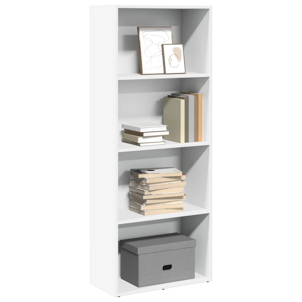 Bücherregal Weiß 80x30x189 cm Holzwerkstoff