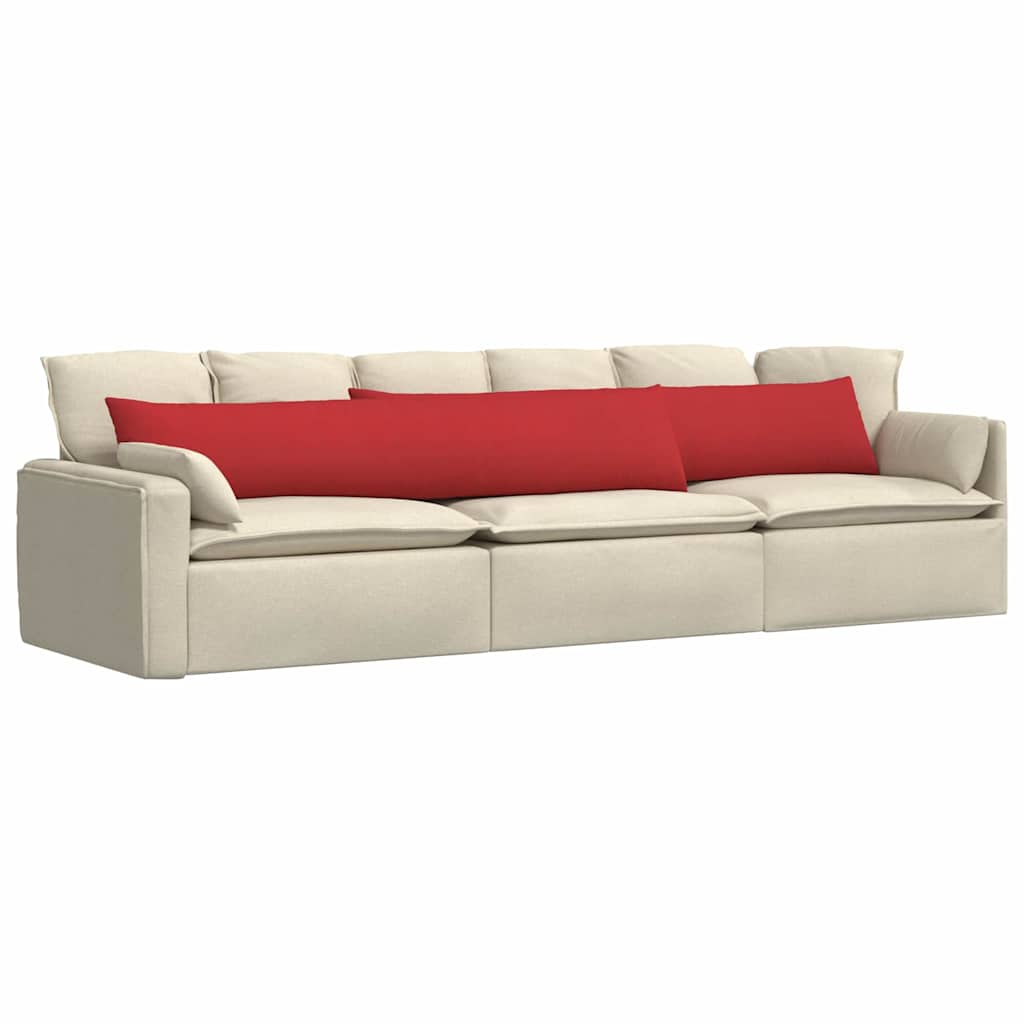 Sofakissen 2 pcs Hellgrau 50 x 30 cm Stoff