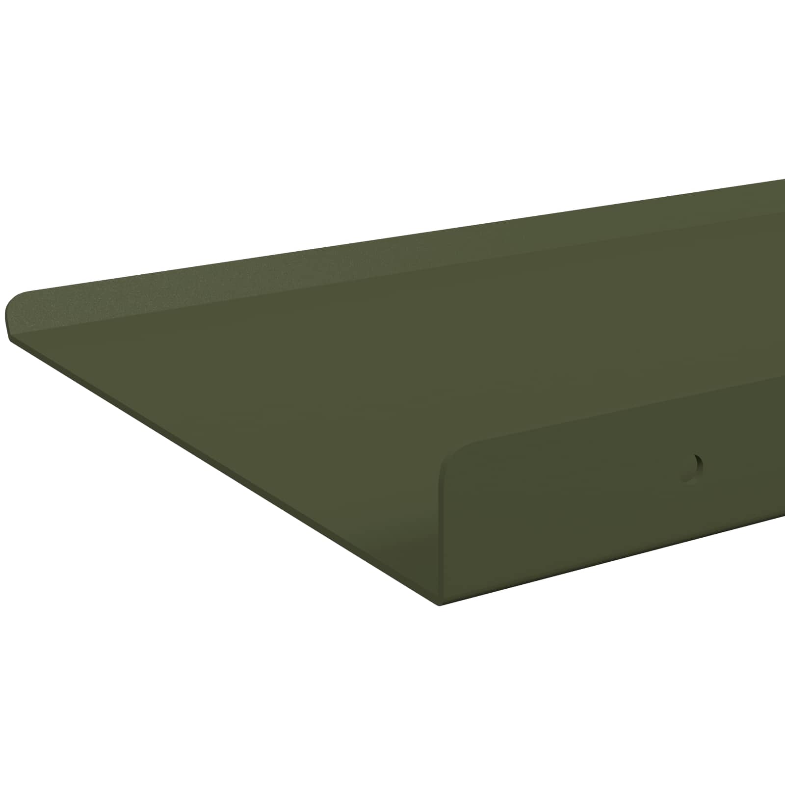 Schwebendes Regal 3 pcs Schwarz 40 x 9 x 2,5 cm Stahl
