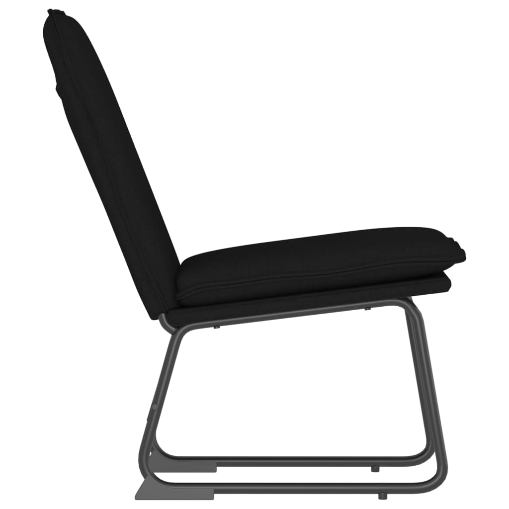 Loungesessel Hellgrau 52x75x76 cm Stoff