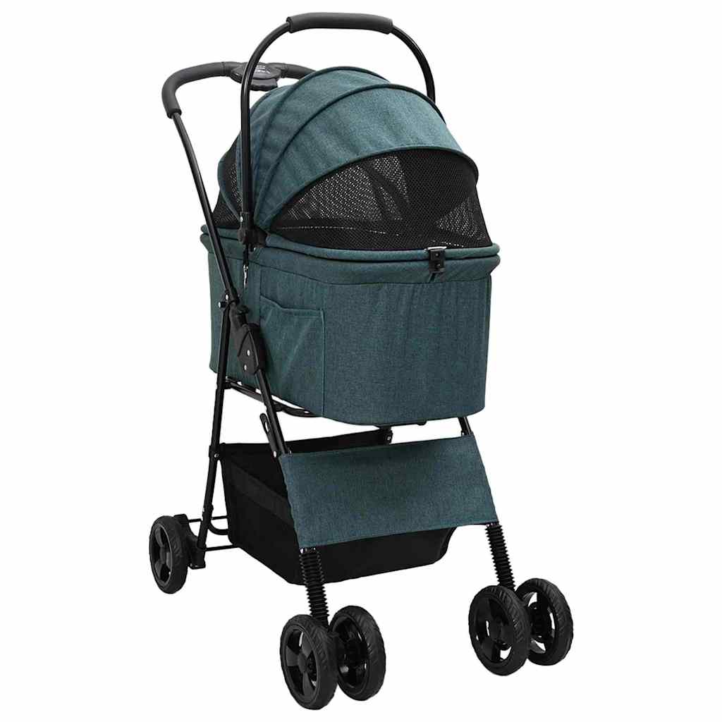 Faltbarer Haustierwagen Rosa 81 x 47 x 99 cm Polyester