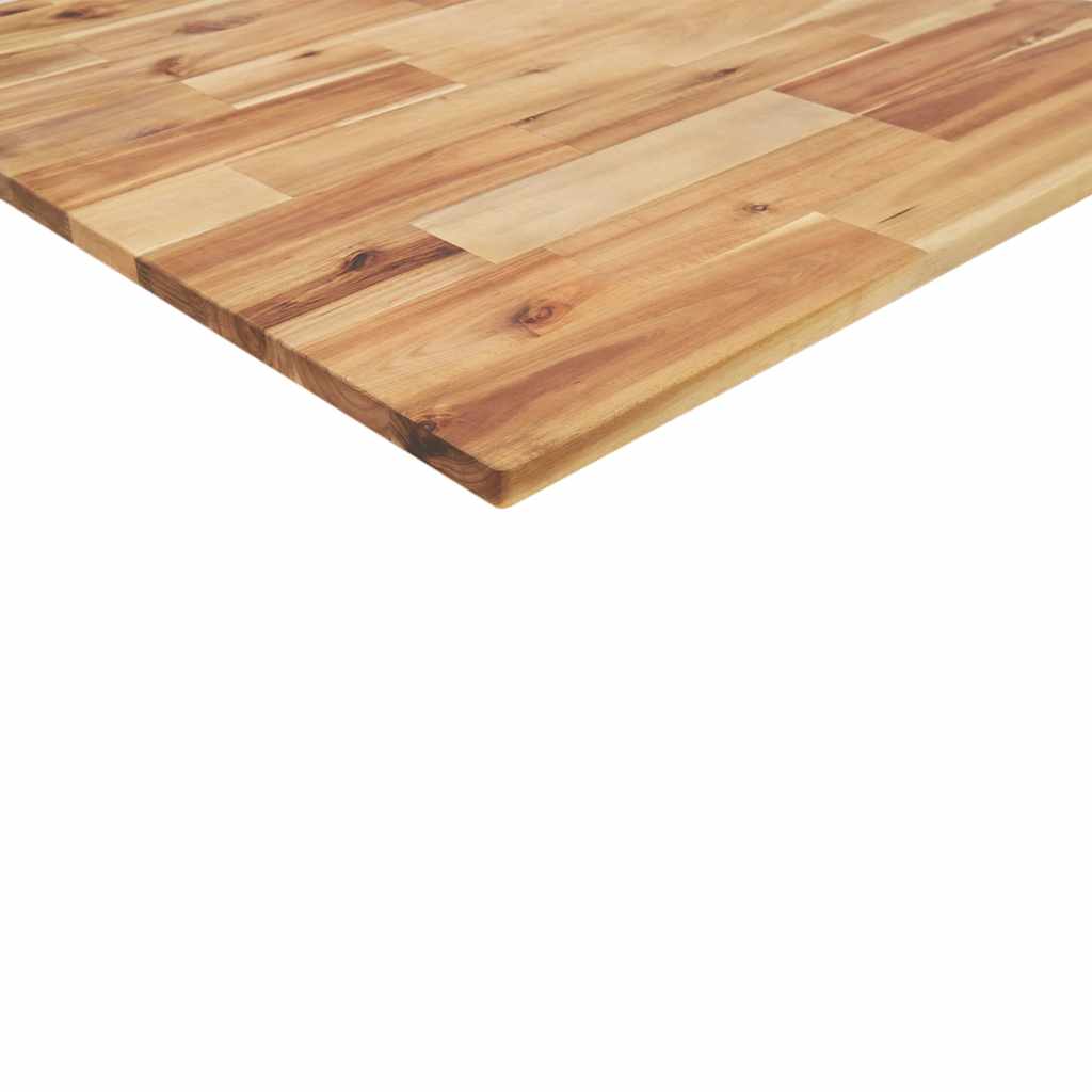 Tischplatte Rechteckig 60x50x2 cm Massivholz Akazie