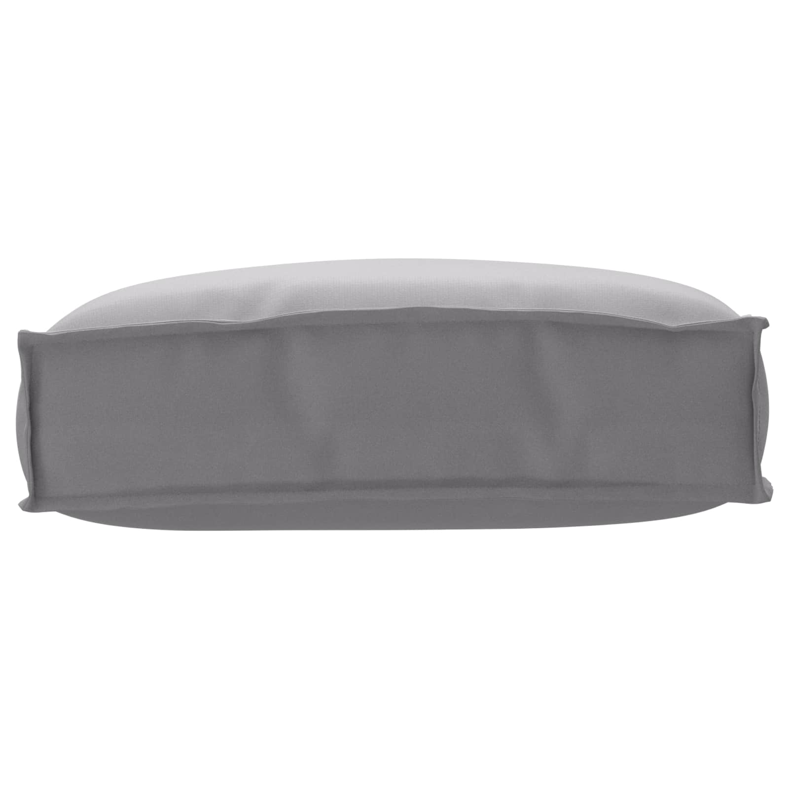 Kissen Anthrazit 50 x 40 x 12 cm Oxford-Stoff