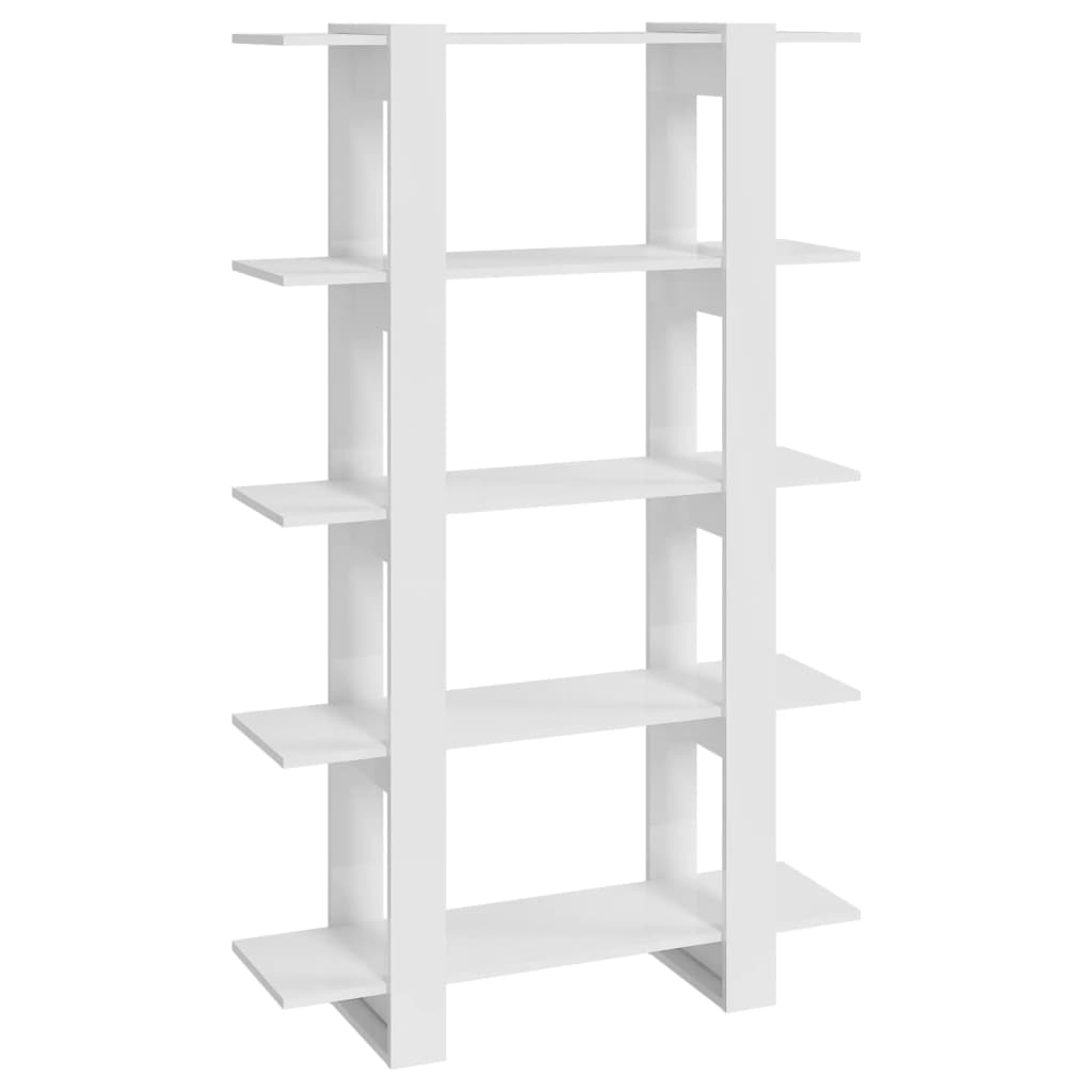 Bücherregal/Raumteiler Weiß 100×30×160 cm
