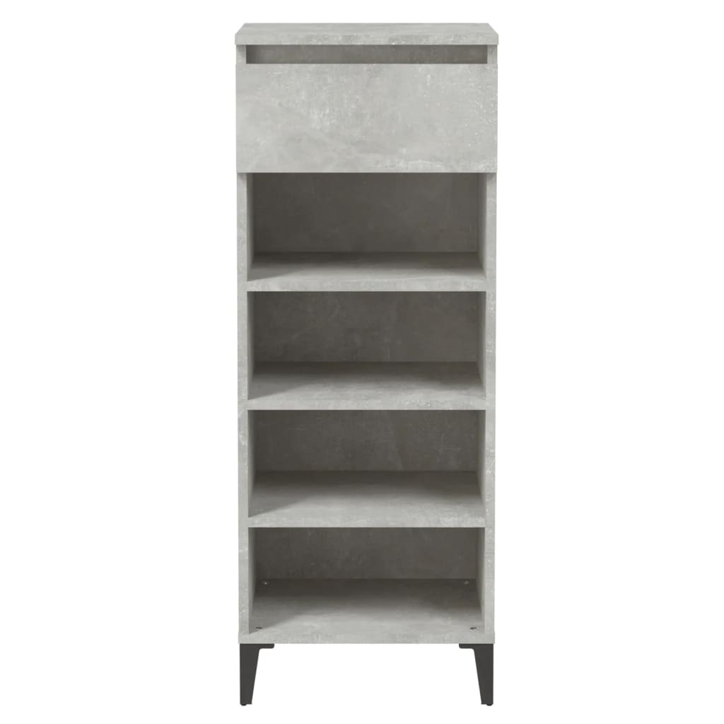 Schuhregal Weiß 40x36x105 cm Holzwerkstoff