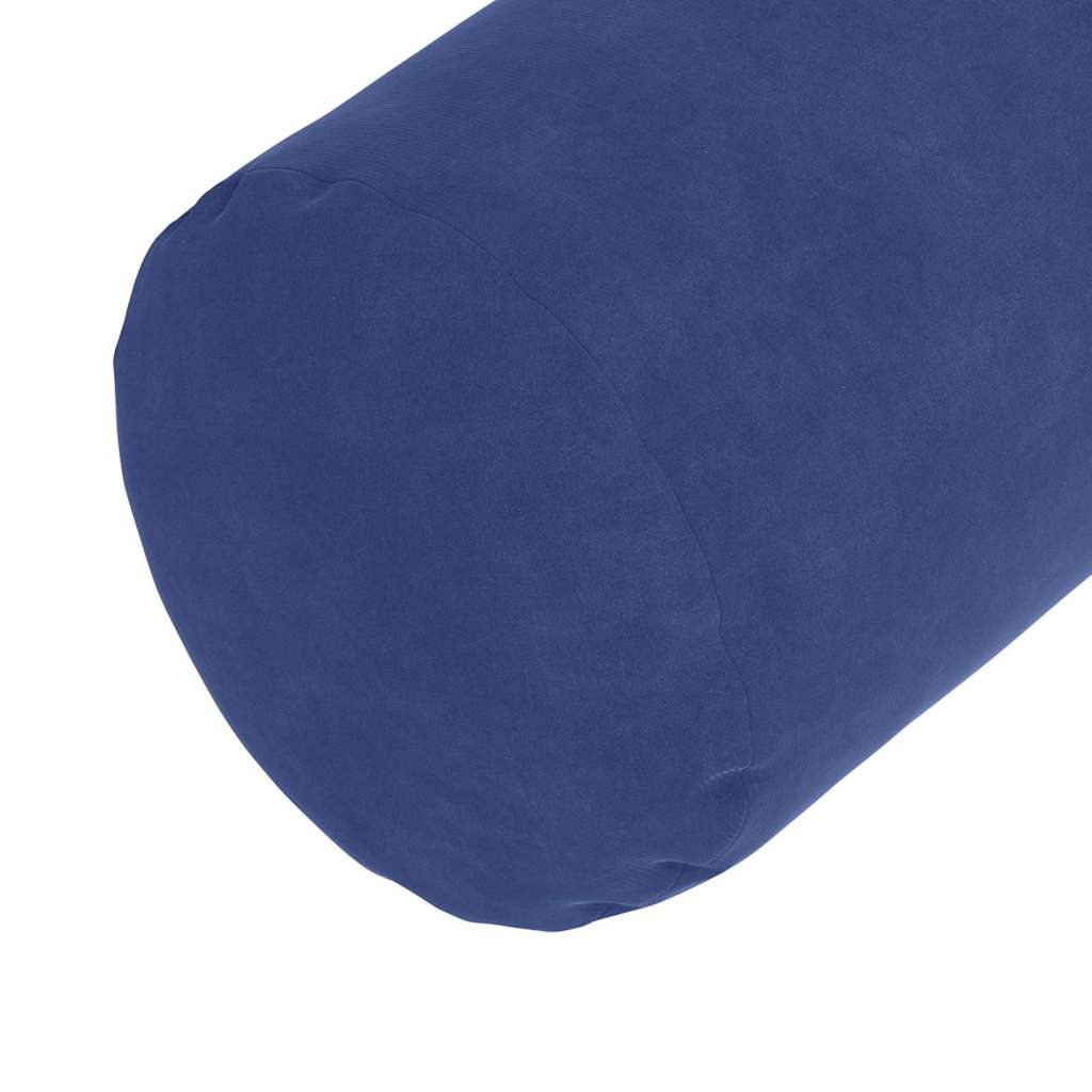 Bolsterkissen 2 Stück Blau Ø 15 x 40 cm Cordstoff
